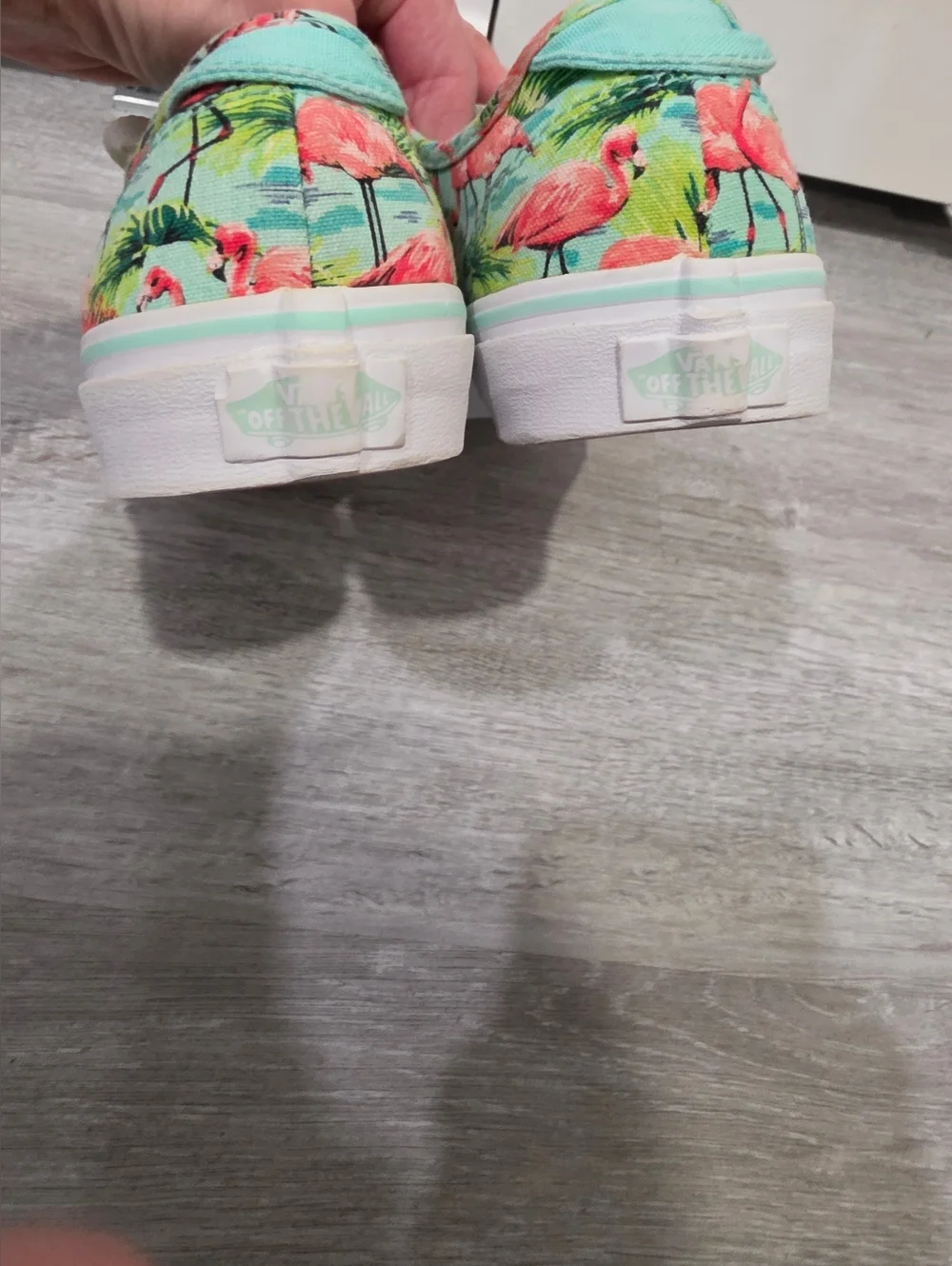 Vans Ultra Cush - Flamingo Tie Closure Shoes Sneakers Sz. 7.5 - NWOB - Picture 4 of 10